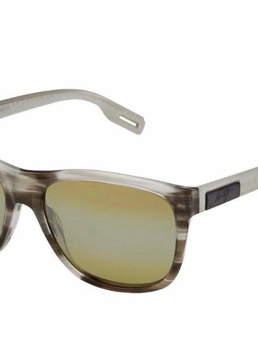 Maui Jim Sunglasses HOWZIT MJ Black w Grey Polarized Lens